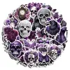 50 stickers de cuenta manual al por mayor de Amazon transfronterizos serie demonio morado Ji calavera retro funda para teléfono móvil pegatinas para computadora