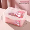 Caja Sanrio para Conservar Alimentos Sellada Plástico Grado Alimenticio Almacenamiento Refrigerador Fruta Bento Lonchera Calentamiento por Microondas