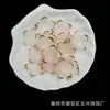 24mm gelatina flor de cuenco de cinco pétalos bronceado dos colores hecho a mano diy accesorios para joyería en línea rojo transmisión en vivo suministro en stock