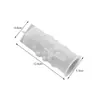 Molde cónico de yeso epoxi de cristal para manualidades, molde de silicona para decoración de velas aromáticas cilíndricas Linglan rosa