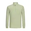 Nueva sudadera deportiva de otoño e invierno con media cremallera y cuello alto de manga larga, adecuada para deportes, ocio, fitness, actividades al aire libre, secado rápido y para ir al trabajo, hecha a medida