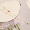 Nuevo Collar Transfronterizo de Joyería Estrella y Luna Corazón Cadena para Clavícula Moda Mariposa Collar de Acero Inoxidable N1125