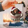 Colgante Nuevo de Navidad Transfronterizo Decoración Navideña para el Hogar Colgante Plano Acrílico Regalo de Navidad