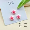 Color Transparente Serie Estrella Brillante Resina Accesorios DIY Funda de Teléfono Parche para Zapatos de Agujero Material para Pasador Accesorios para el Cabello