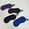 Fábrica de antifaz desechable de poliéster blackout para dormir de hotel en stock al por mayor color para viajes aéreos juego antifaz