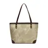 Bolsa Retrô de Grande Capacidade para Outono Feminina 2025 Nova Casual Elegante Versátil Bolsa de Ombro Tote para o Dia a Dia Bolsa da Moda