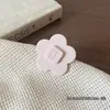 Presilha de Cabelo de Acetato Estilo Coreano com Laço Floral Feito à Mão, Presilha Lateral para Franja, Presilha Bico de Pato de Alta Qualidade, Acessório de Cabelo Versátil