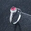 Anillo popular de deseos transfronterizos, anillo de moda de lujo para mujer, anillo de circonita con imitación de diamante, joyería de plata chapada en oro, ventas directas de fábrica