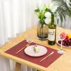 Nuevo Mantel Cuadrado de PVC Teslin, Almohadilla Aislante de Calor, Camino de Mesa, Pad para Escritorio de Estudiante, Pad para Mesa de Café