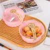 Caja de Empaque Gruesa y Moderna para Yogurt, Caja para Postre de Bolas de Taro, Caja de Empaque Específica para Horneado de Pasteles Pequeños y Galletas