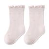 Calcetines de bebé de verano de malla fina de algodón para recién nacidos con dibujos animados para niñas y niños, calcetines de verano para bebés
