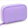 Bolsa de silicone portátil para viagem mais vendida internacionalmente, bolsa de silicone de grau alimentício, conjunto organizador de pílulas à prova d'água