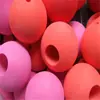 Tira de Espuma Eva Arco-Íris Listrado Bola Personalizada Núcleo Sólido Esponja Bola Brinquedo para Gato Cabeça de Pistola de Liberação Miofascial Bola de Massagem Eva