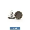 Artefacto ajustador de cintura botón sin clavos 17mm Pantalones de mezclilla cintura Gran Cambio Pequeño desmontable ajustable sin costuras botón de metal