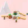 Chaveiro de PVC Capivara Personalizado Pingente de Silicone 3D Desenho Animado Fofo Presente para Crianças Pingente de Mochila Escolar