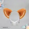 Nueva diadema linda de orejas de gato para mujer, accesorio para la cabeza de animal de peluche, diadema versátil exquisita de nicho para cosplay de maid, accesorio para el cabello para mujer