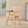 Conjunto Simples de Mesa e Cadeira para Café e Lazer, Loja de Chá com Leite e Sobremesas, Bar de Livros, Área de Descanso, Mesa e Cadeira Individuais de Madeira Maciça para Discussões