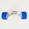 Conjunto de Rolos para Reboque de Lancha Barco a Motor Bote Rolo Azul Acessórios para Reboque de Iate Rolos Plásticos para Reboque