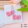 Laço de Bolinhas Acessórios de Resina Acessórios DIY Capinha de Celular Buraco Sapatos Patch Grampo de Cabelo Acessórios de Cabelo Material Feito à Mão