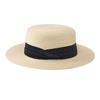Sombrero de paja de verano para mujer, protector solar, para viajes, vacaciones, playa, estilo británico, moderno, combinable, grande, para hombre.