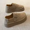 Zapatos Birkenstock de suela gruesa para mujer, nueva colección otoño 2026, mocasines sin cordones, zapatos casuales estilo Birkenstock Melard, zapatos para mujer que aumentan la altura