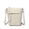 Bolsa transversal para mulheres, couro macio, simples, grande capacidade, textura de couro, ombro único, bolsa saco, toque de luxo, requintada, bolsa feminina de nicho