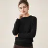 Suéter tejido de lana de una sola pieza para mujer, con dobladillo enrollado, cuello semialto, sin costuras, en color beige claro, corte holgado, manga larga, perfecto como capa base o jersey.