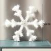 Copo de nieve tridimensional navideño Copo de nieve tridimensional 30-50cm Decoración navideña Decoración de hotel