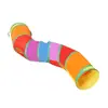 Juguete para Mascotas Túnel Laberinto Plegable Arcoíris Juguete para Gato y Perro Gadget de Autoentretenimiento para Alivio del Aburrimiento Suministros para Mascotas Juguete
