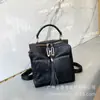 Bolsa de Hombro Cruzada Casual Mochila de Cuero de Oveja Negra Nuevo Estilo de Verano Original Hecha a Mano Universitaria Retro Simple