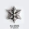Venda Direta da Fábrica Estilo Punk Retrô Liga para Nail Art Acessórios de Diamante Atacado Cruz Cabeça de Leão Decoração de Unha