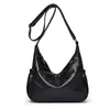 Bolso Casual Suave de Cuero Versátil para Mujer 2025 Nuevo Bolso para Madres de Mediana Edad Bolso Cruzado de Hombro Único con Múltiples Compartimentos y Gran Capacidad