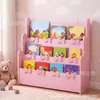 Estantería de madera para juguetes de habitación infantil transfronteriza, estante de almacenamiento, armario de juguetes para jardín de infantes, estantería de almacenamiento de juguetes para niños Montessori