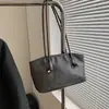 Outono e Inverno Cor Pura Retrô Bolsa de Ombro Única para o Dia a Dia Grande Capacidade Conjunto de Duas Peças Nova Bolsa Tote para Mulheres 2025 Textura