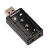 Placa de Som USB Transfronteiriça 7.1 Placa de Som Independente Driver de Áudio Externo Portátil para Computador Externo Portátil sem Driver