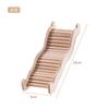 Hamster NC escalera de onda plataforma de escalones bañera cuenca de arena puente de arco juguete valla de madera casa de campo hamster molar