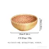 Cesta de bambú importada de Vietnam cesta tejida a mano cesta de almacenamiento cesta de frutas cesta decorativa para el hogar decoración cesta de almacenamiento para la cocina