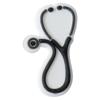 Médico (1) Hebilla de zapato con forma de flor, accesorios para zapatos con agujeros, accesorios extraíbles de PVC, plástico, flor de zapato con dibujos animados.