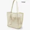 Bolsa de Praia Dobrável Transfronteiriça Bolsa de Mão de Rede Bolsa de Ombro Feminina Essencial para Viagem ao Ar Livre de Verão Bolsa de Lazer