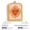 Colgante de acero inoxidable transfronterizo con diseño de nicho, serie marina, nueva joyería de cartas del Tarot, accesorios de joyería DIY hechos a mano.