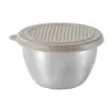 Contenedor para salsa para mojar mini de acero inoxidable 304 transfronterizo, plato con forma de oso de dibujos animados con tapa, para ketchup, aderezo de ensalada y otras salsas