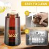 470ml Cozinha Chá Óleo Spray Pot Dois em Um Distribuidor de Azeite e Pulverizador de Óleo