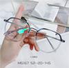 Gafas Retro Beta de Titanio Poligonales Unisex Marco Ultraligero Titanio de Memoria Metálica M6167