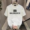 Camiseta de Manga Curta para Alunos do Ensino Médio Masculina 2025 Novo Verão Algodão Tendência Alunos do Ensino Fundamental Vestido de Verão Meninos Adolescentes Roupa Masculina