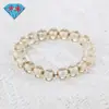 Huagang Gema Agujero Completo Color Champán Claro Circonita Piedra Suelta Mayoreo con Agujero Perlas de Circonita Cúbica para Hacer Pulseras