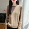 Llegada Nueva Transfronteriza Suéter de Punto Cuello Redondo Encaje Hueco Capa Base para el Trabajo Otoño Invierno Suave Pegajoso Holgado Suéter Pulóver