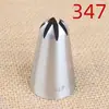 347# boquilla curva de 7 dientes para decorar galletas con crema de acero inoxidable 304 herramientas de repostería DIY venta al por mayor grande
