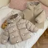 Ropa Nueva para Niños 2026: Abrigo de Algodón para Niños Pequeños y Medianos, Chaqueta de Algodón Rellena para Bebé, Abrigo de Algodón Grueso de Doble Cara para Niñas y Niños