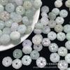 Cuentas de calabaza de jade natural, pequeñas cuentas sueltas de flor de ciruelo, joyería de jade para bricolaje, pulsera, collar, accesorios, cuentas espaciadoras al por mayor