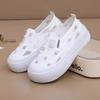 Sapatos de Malha Tendência Verão Novos Sola Grossa Confortáveis para Uso Externo Casuais Refrescantes Respiráveis Moda Versátil Sapatos Femininos